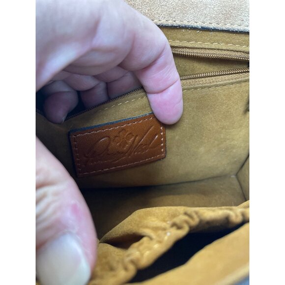 Patricia Nash Womans Brown Vintage Tooled Leather Crossbody Adjustable Shoulder - Picture 13 of 15